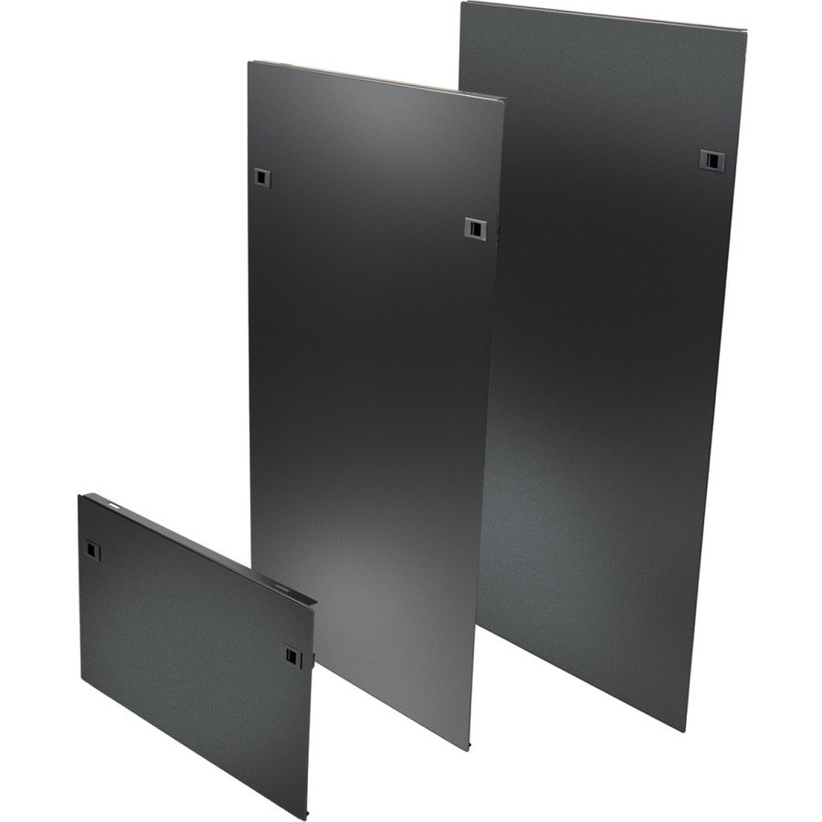 Eaton Tripp Lite Series SmartRack Side Panel Kit with Latches for 58U 4-Post Open Frame Rack, 3 Panels