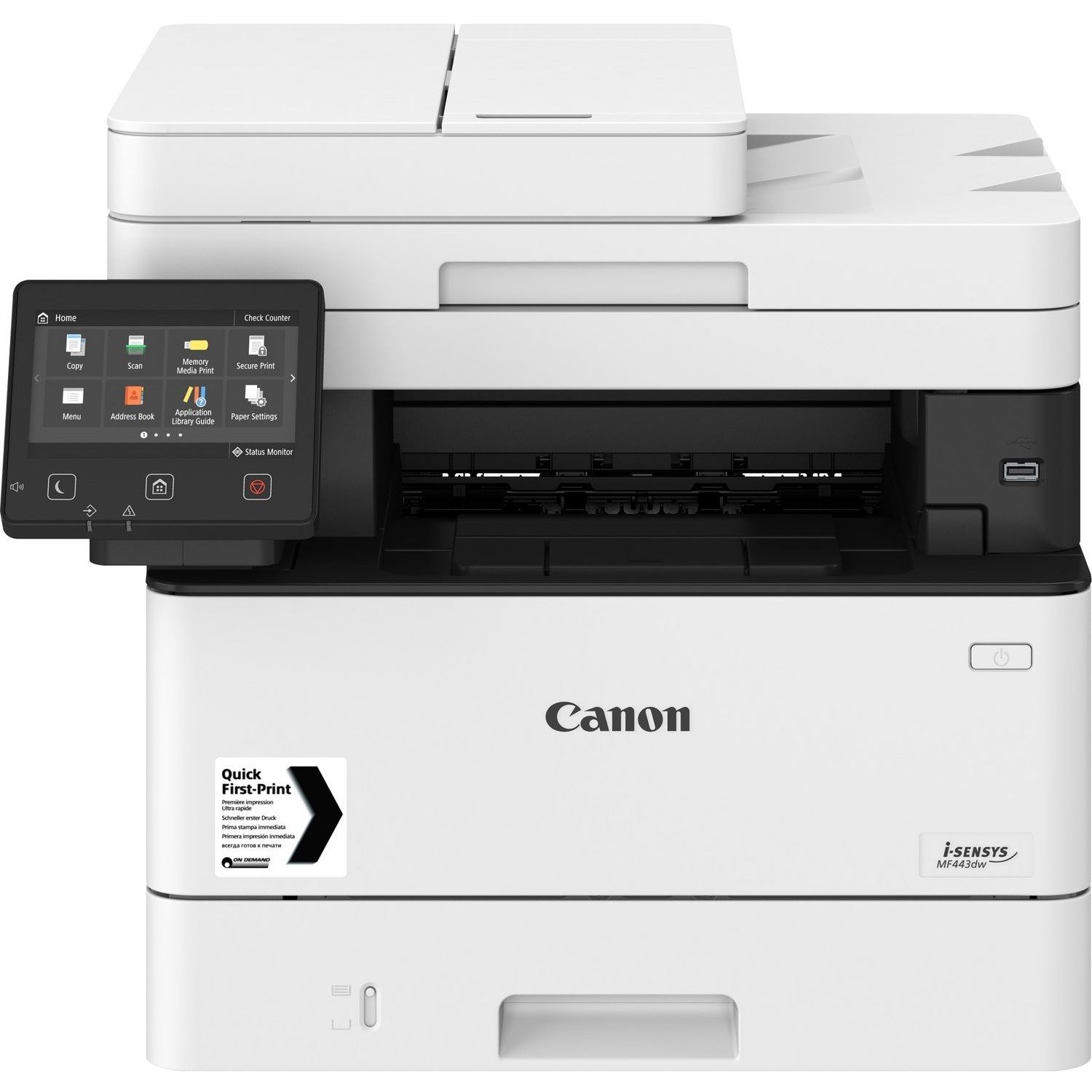 Canon i-SENSYS MF440 MF443dw Wireless Laser Multifunction Printer - Monochrome