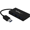 StarTech.com USB Hub - USB Type C - External - Black - TAA Compliant