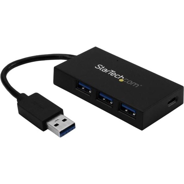 StarTech.com USB Hub - USB Type C - External - Black - TAA Compliant