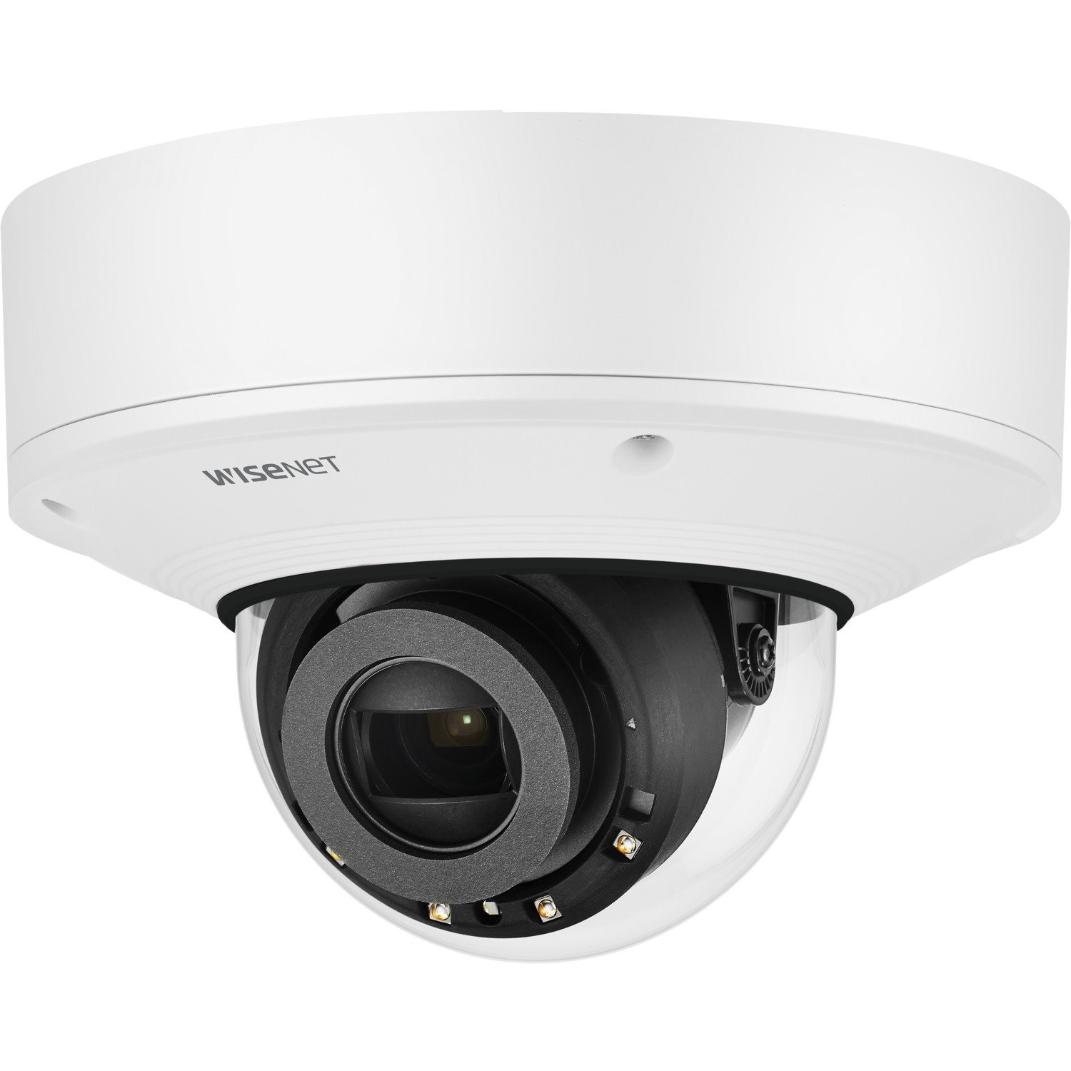 Wisenet XNV-6081RE 2 Megapixel Indoor/Outdoor HD Network Camera - Color, Monochrome - Dome - Signal White