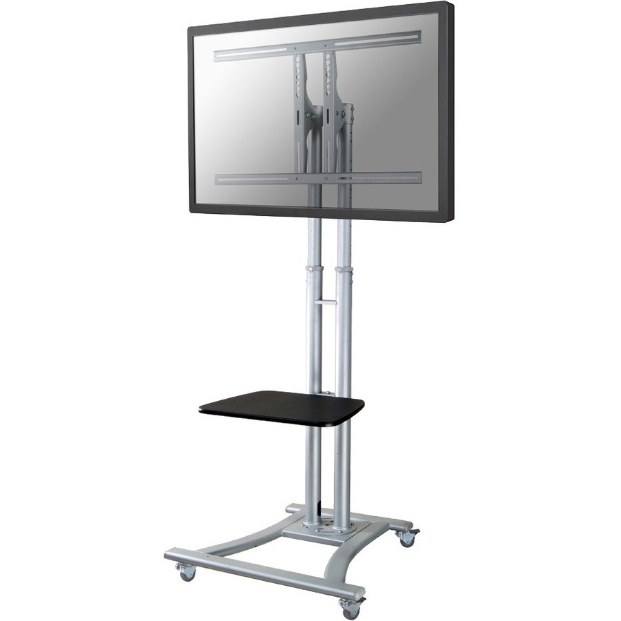 Newstar Mobile Monitor/TV Floor Stand for 27-70" screen, Height Adjustable - Silver