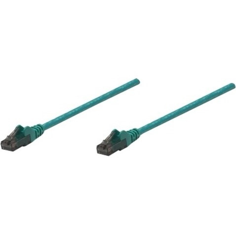 Intellinet Network Solutions Cat6 UTP Network Patch Cable, 0.5 ft (0.15 m), Green