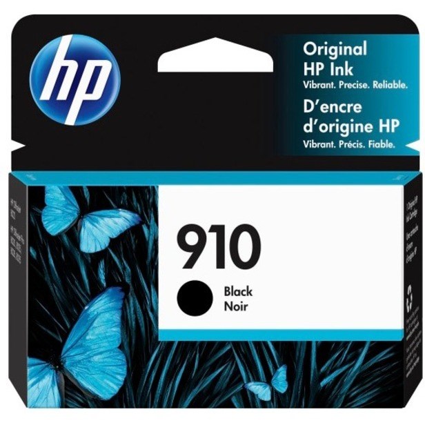 HP 910 Original Standard Yield Inkjet Ink Cartridge - Black - 1 Each