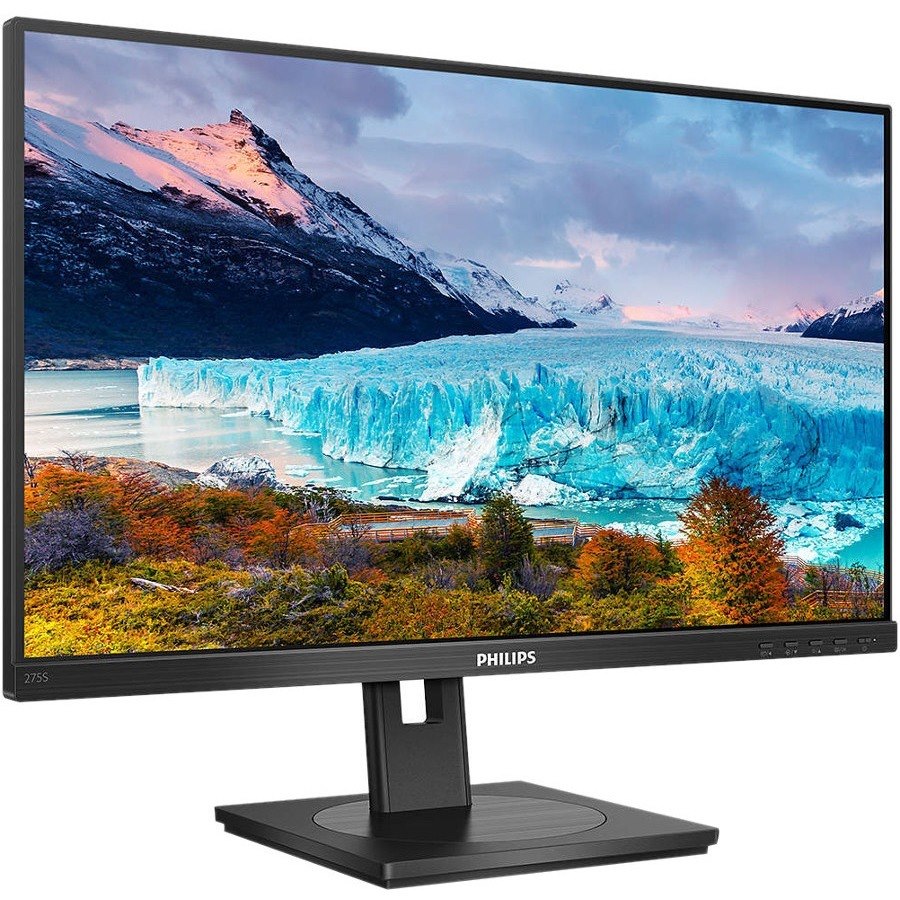 Philips 275S1AE 27" Class WQHD LCD Monitor - 16:9 - Textured Black