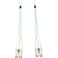 Eaton Tripp Lite Series 10Gb Duplex Multimode 50/125 OM3 LSZH Fiber Patch Cable (LC/LC) - Aqua, 3M (10 ft.)