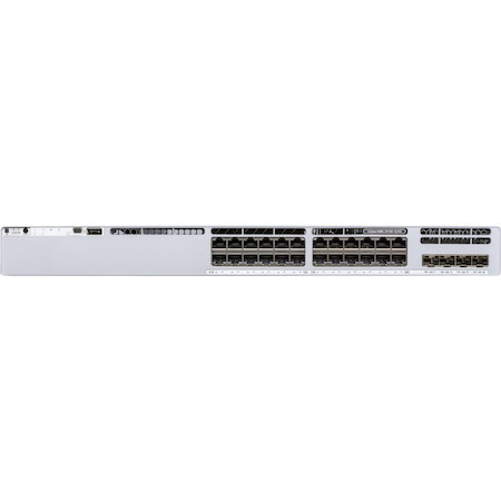 Cisco Catalyst 9300 24-port fixed Uplinks PoE+, 4X1G Uplinks, Network Advantage