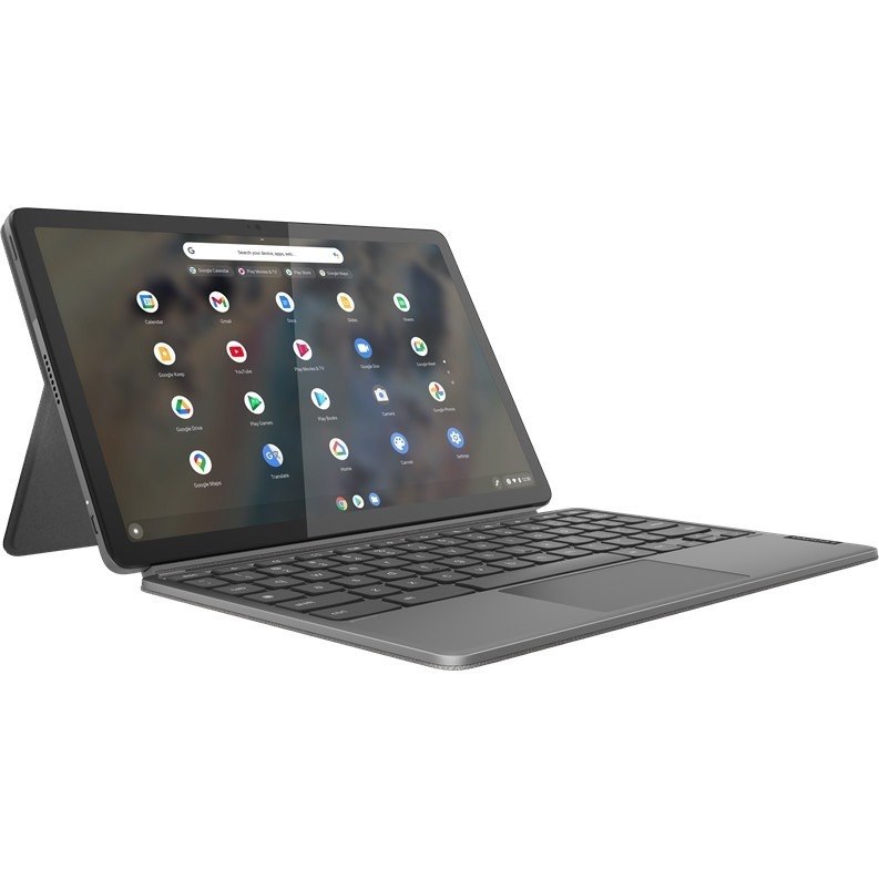 Lenovo IdeaPad Duet 3 Chrome 11Q727 82T6002KUS 11" Touchscreen Detachable 2 in 1 Chromebook - 2K - Qualcomm Kryo 468 - 8 GB - 128 GB Flash Memory - English Keyboard - Storm Gray