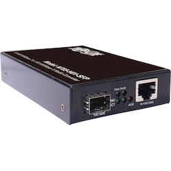 Tripp Lite by Eaton Hardened Gigabit Fiber to Ethernet Media Converter 10/100/1000 Mbps RJ45/SFP -10Â&deg; to 60Â&deg;C