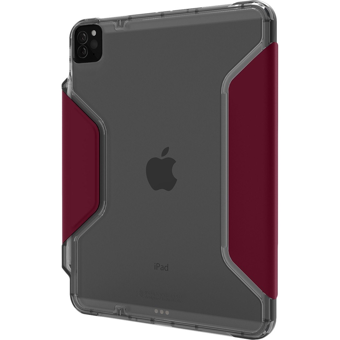 STM Goods Dux Studio Rugged Carrying Case (Folio) for 12.9" Apple iPad Pro Tablet - Dark Red