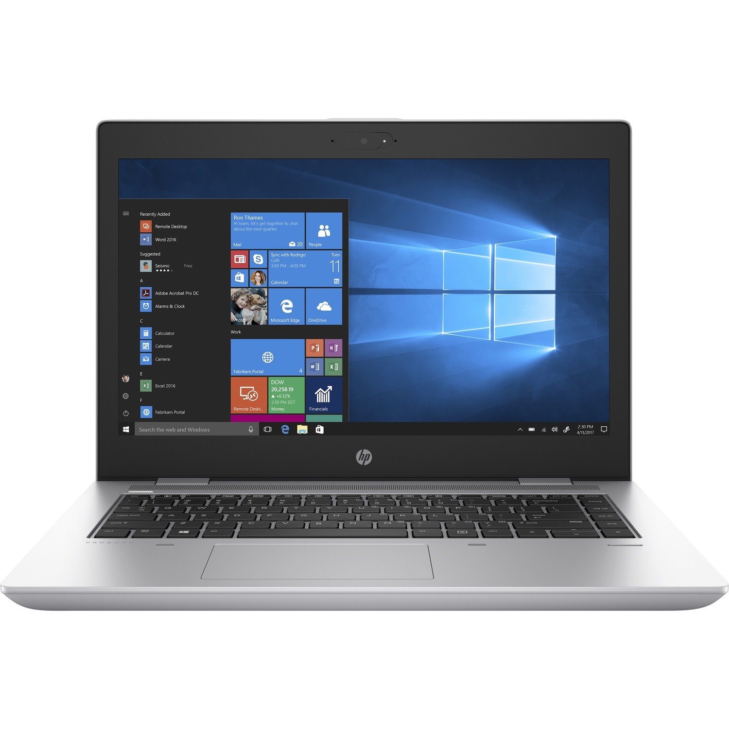 HP ProBook 645 G4 14" Notebook - AMD Ryzen 7 2700U - 8 GB - 256 GB SSD - English Keyboard - Natural Silver