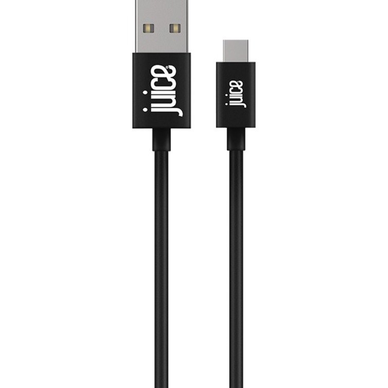 JUICE 2 m USB/USB-C Data Transfer Cable for Charger, Computer, Mobile Phone, Hard Drive, Notebook, Tablet, Gaming Console