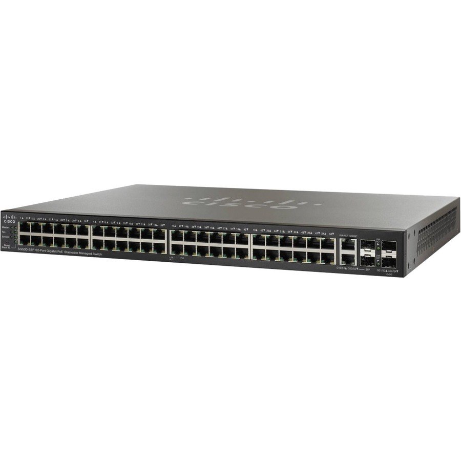 Cisco 52P 52-port Gigabit PoE Stackable Managed Switch