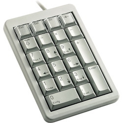 CHERRY G84-4700 Keypad - Cable Connectivity - PS/2 Interface - English (US) - Light Grey
