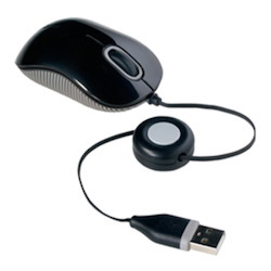 Targus AMU75EU Mouse - USB - BlueTrace - Black