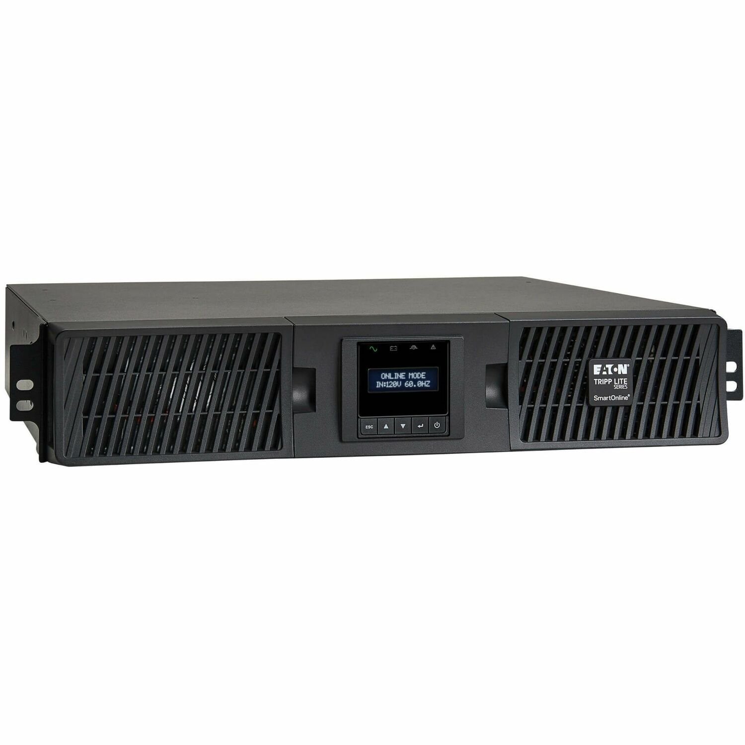 Eaton Tripp Lite Series SmartOnline 1500VA 1350W 120V Double-Conversion Sine Wave UPS - 8 Outlets, Extended Run, Network Card Option, LCD, USB, DB9, 2U Rack/Tower