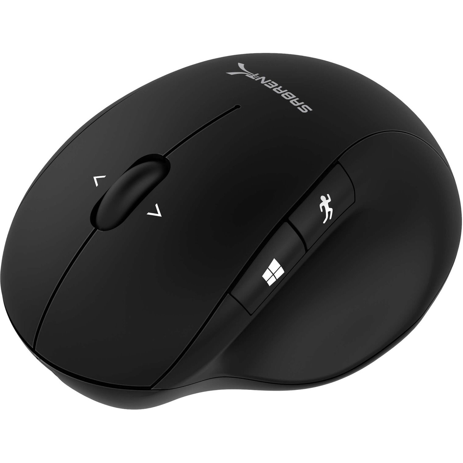 Sabrent Ergonomic 2.4GHz Wireless Rechargeable Mouse with 4D Function
