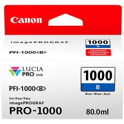Canon LUCIA PRO PFI-1000 Original Inkjet Ink Cartridge - Blue Pack