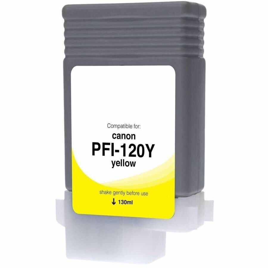 WF Non-OEM New Yellow Wide Format Ink Cartridge for Canon PFI-120 (2888C001)