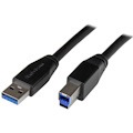StarTech.com 10m 30 ft Active USB 3.0 (5Gbps) USB-A to USB-B Cable - M/M - USB A to B Cable - USB 3.2 Gen 1