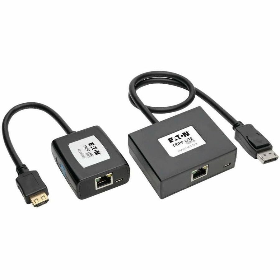 Eaton Tripp Lite Series DisplayPort to HDMI over Cat5/6 Active Extender Kit, Pigtail Transmitter/Receiver for Video/Audio, 150 ft. (45 m), TAA