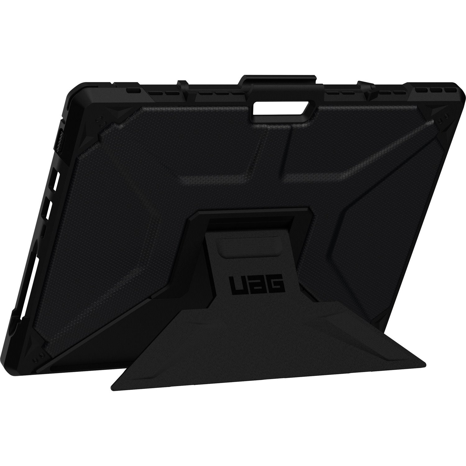 Urban Armor Gear Metropolis Rugged Case for Microsoft Surface Pro 8 Tablet, Stylus, Credit Card - Black