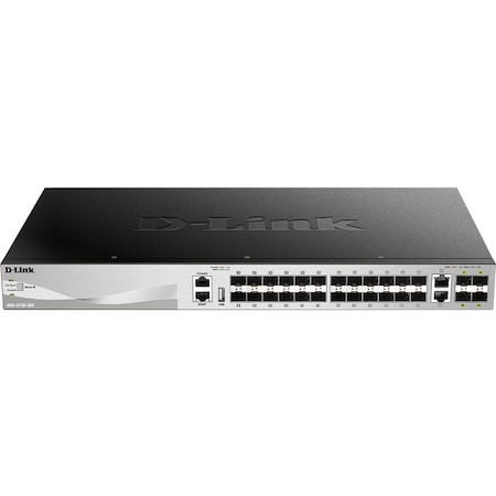 D-Link DGS-3130 DGS-3130-30S 2 Ports Manageable Ethernet Switch - Gigabit Ethernet - 1000Base-X