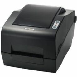 Bixolon SLP-TX400 Desktop Direct Thermal/Thermal Transfer Printer - Monochrome - Label Print - USB - Serial - Parallel - With Cutter - Gray