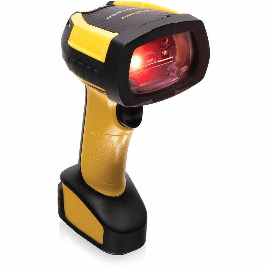 Datalogic PowerScan PM9600 Industrial, Warehouse, Logistics, Inventory, Picking Handheld Barcode Scanner Kit - Wireless Connectivity - Black, Yellow