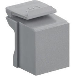 Leviton Blank QuickPort Insert, Gray (pack of 10)