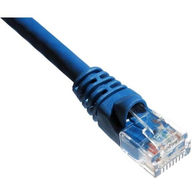 Axiom 2FT CAT6A 650mhz Patch Cable Molded Boot (Blue)