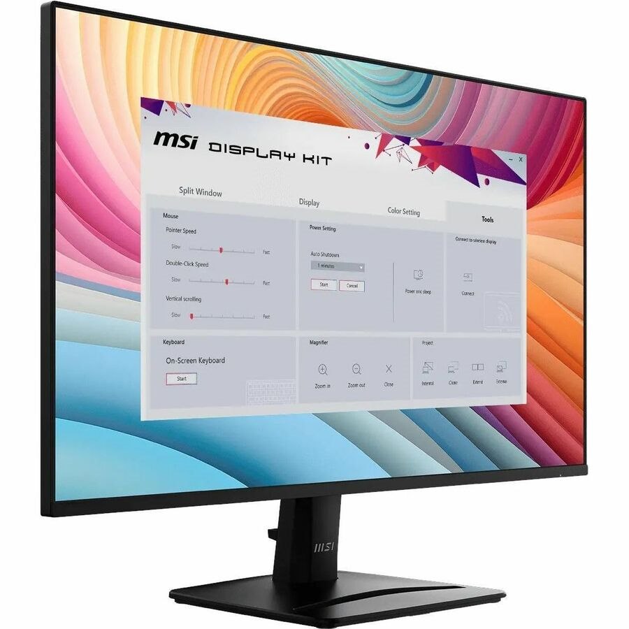 MSI Pro PRO MP275 E2 27" Class Full HD LCD Monitor - 16:9 - Matte Black