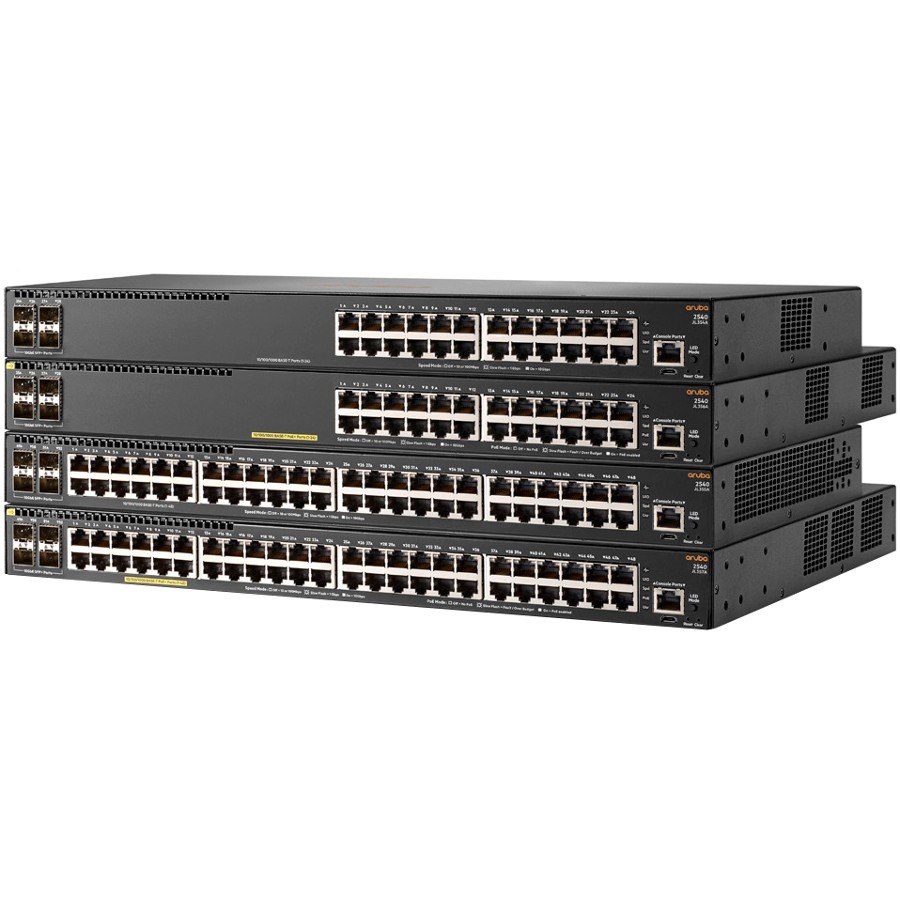 HPE 2540 24 Ports Manageable Ethernet Switch - Gigabit Ethernet, 10 Gigabit Ethernet - 1000Base-X, 10/100/1000Base-T, 10GBase-X