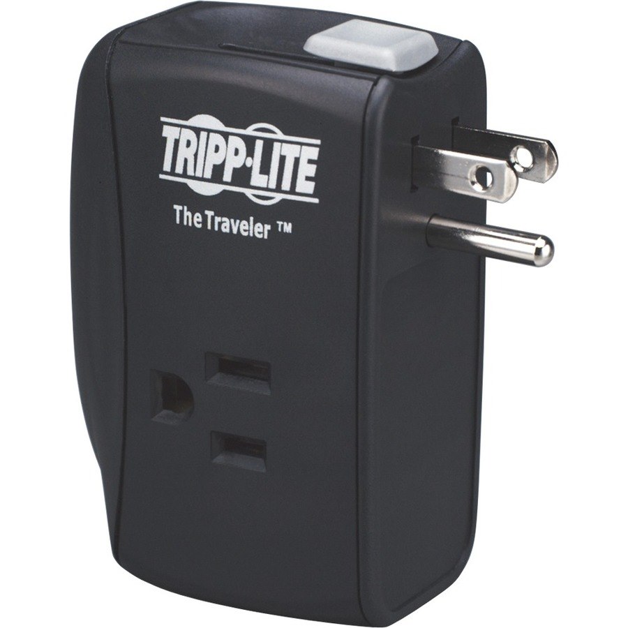 Tripp Lite by Eaton Protect It! 2-Outlet Portable Surge Protector, Direct Plug-In, 1050 Joules, Fax/Modem Protection