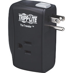 Tripp Lite by Eaton Protect It! 2-Outlet Portable Surge Protector Direct Plug-In 1050 Joules Fax/Modem Protection