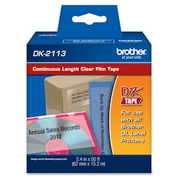 Brother DK2113 - Clear Continuous Length Film Tape