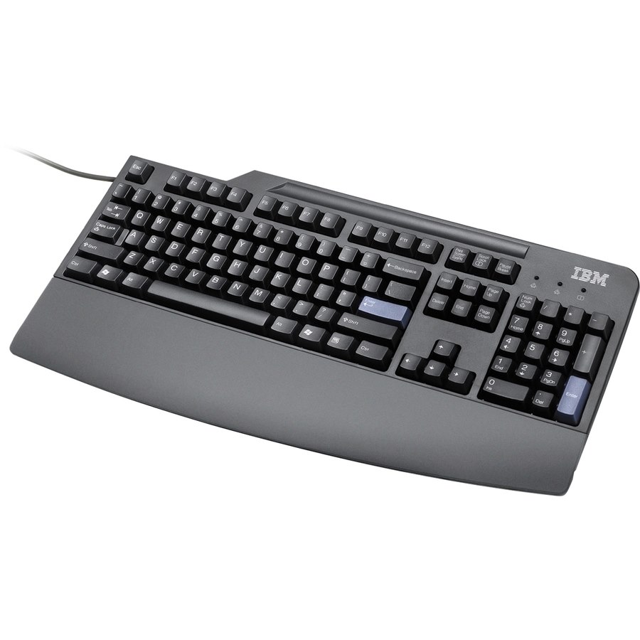 Lenovo Preferred Pro 73P5249 Keyboard - Cable Connectivity - USB Interface - Spanish - Black