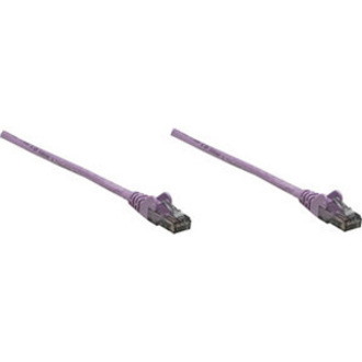 Intellinet Network Solutions Cat6 UTP Network Patch Cable, 7 ft (2.0 m), Purple