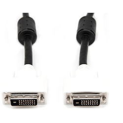 Rocstor Premium 10ft DVI-D Dual Link Monitor Extension Cable - M/F - DVI-D Male - DVI-D Female Video - 10ft - Black 25 Pin Cable M/F