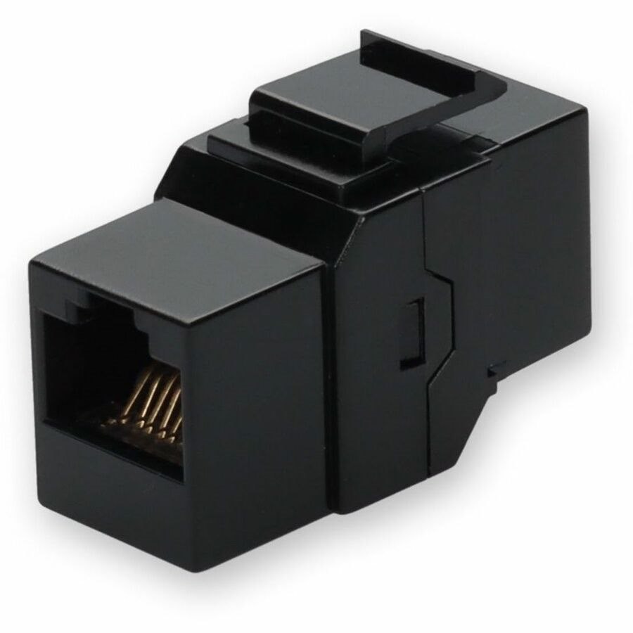 AddOn RJ-45 (Female) to RJ-45 (Female) Black Cat6 UTP Copper Connector