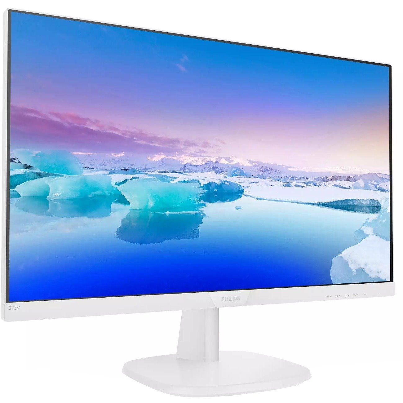 Philips 273V7QDAW 68.6 cm (27") Full HD WLED LCD Monitor - 16:9 - Textured White