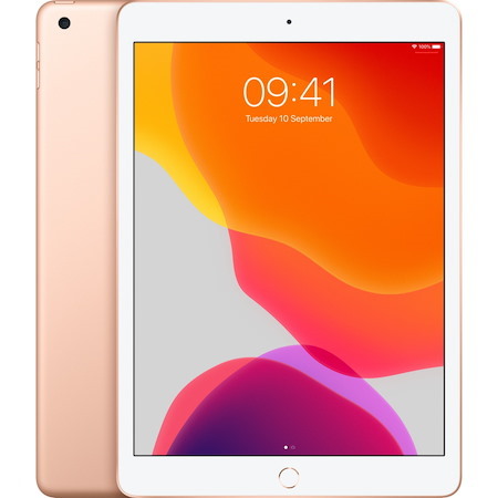 Apple iPad (7th Generation) Tablet - 10.2" - Apple A10 Fusion - 128 GB Storage - iPad OS - Gold