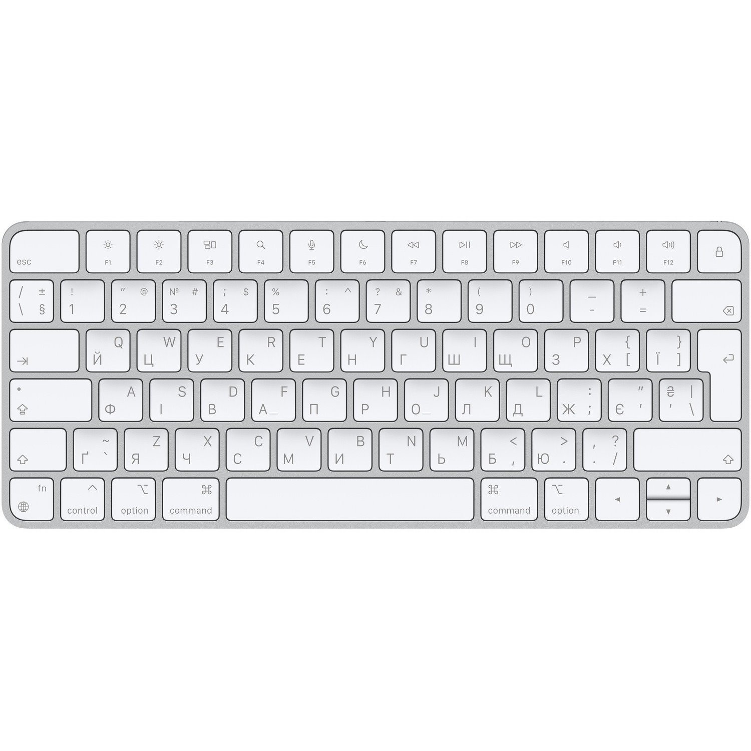 Apple Magic Keyboard - Wireless Connectivity - Ukrainian - White