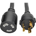 Eaton Tripp Lite Series Power Extension Cord, NEMA L5-30P to NEMA L5-30R- Heavy-Duty, 30A, 125V, 10 AWG, 10 ft. (3.05 m), Black, Locking Connectors