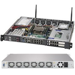 Supermicro SuperServer 1019D-4C-FHN13TP 1U Rack-mountable Server - Intel Xeon D-2123IT 2.20 GHz - Serial ATA/600 Controller