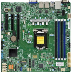 Supermicro X11SCL-F Server Motherboard - Intel C242 Chipset - Socket H4 LGA-1151 - Micro ATX