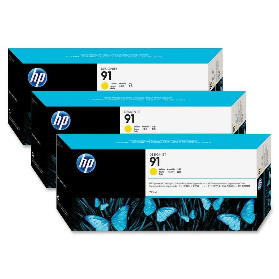 HP 91 Multipack Yellow Ink Cartridge