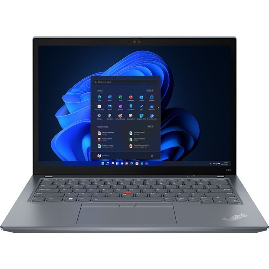 Lenovo ThinkPad X13 Gen 3 21BN002BUS 13.3" Touchscreen Notebook - WUXGA - Intel Core i7 12th Gen i7-1270P - Intel Evo Platform - 16 GB - 512 GB SSD - English Keyboard - Storm Gray