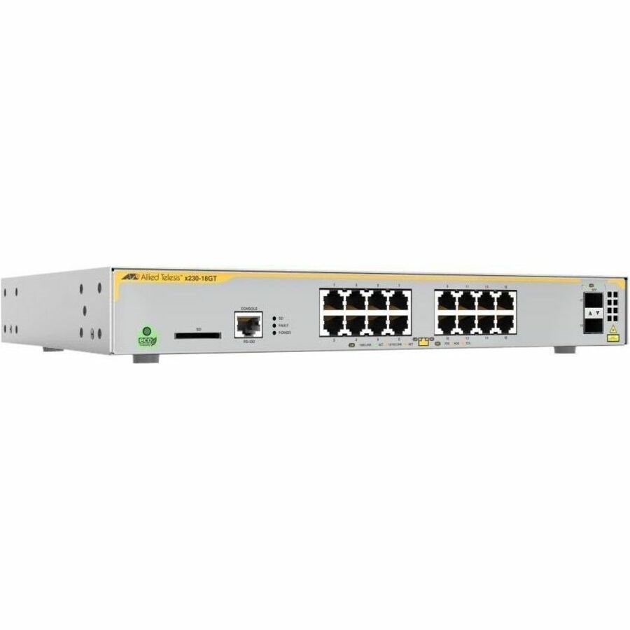 Allied Telesis L3 Switch with 16 x 10/100/1000T Ports and 2 x 100/1000X SFP Ports