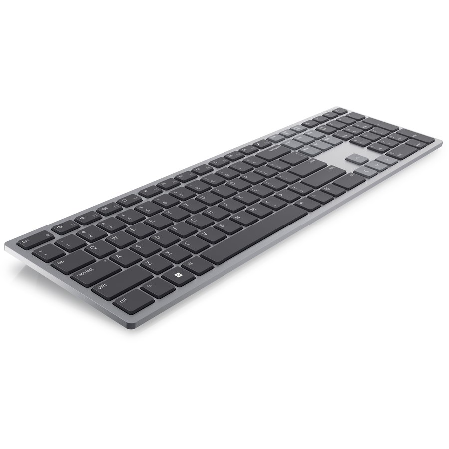 Dell KB700 Keyboard - Wireless Connectivity - English (US) - QWERTY Layout - Titan Gray